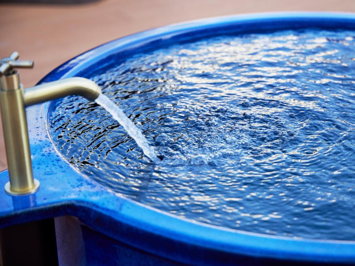 미야코 호텔 기후 나가라가와 외부 사진 A water tap