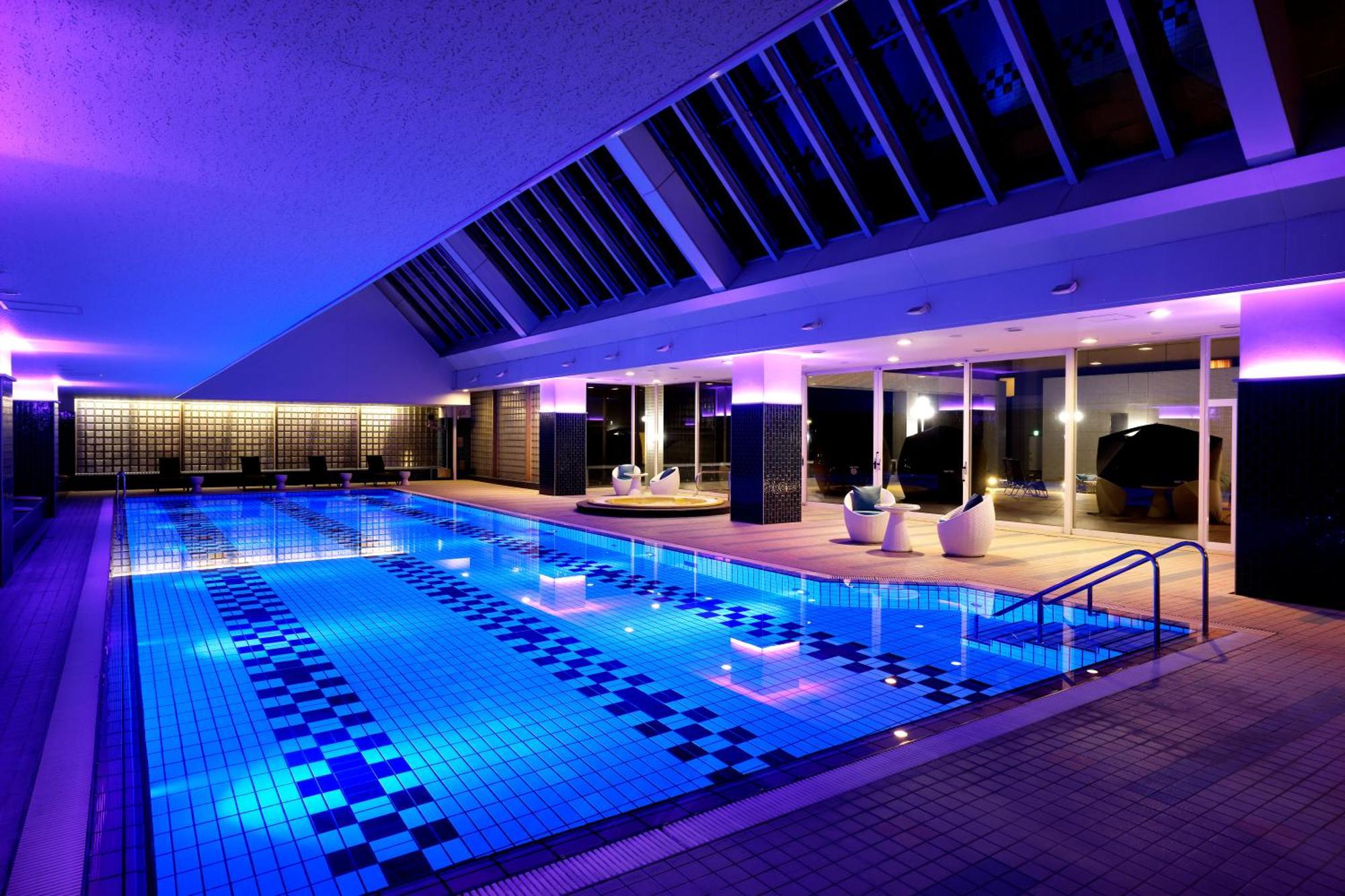 미야코 호텔 기후 나가라가와 외부 사진 The swimming pool at the hotel